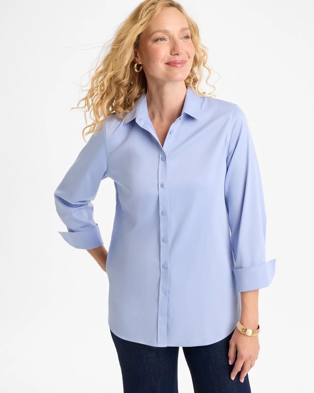 No Iron™ Stretch Shirt | Chico's